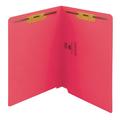 Smead Color Fastener Folder, 3/4" Exp, Letter, 50/BX, Red PK SMD25740